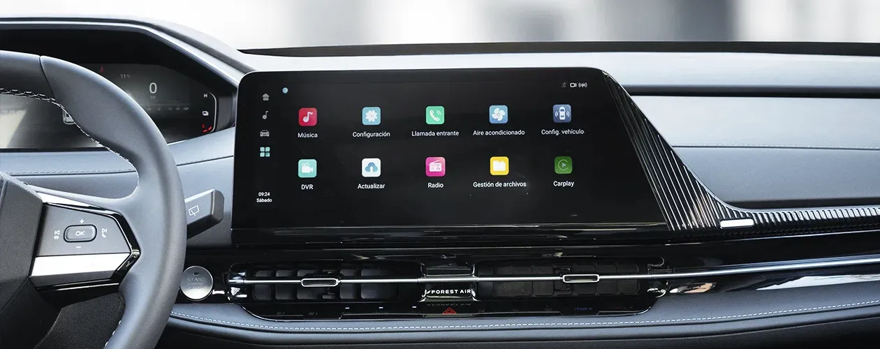 Conectividad con Apple Carplay y Android Auto