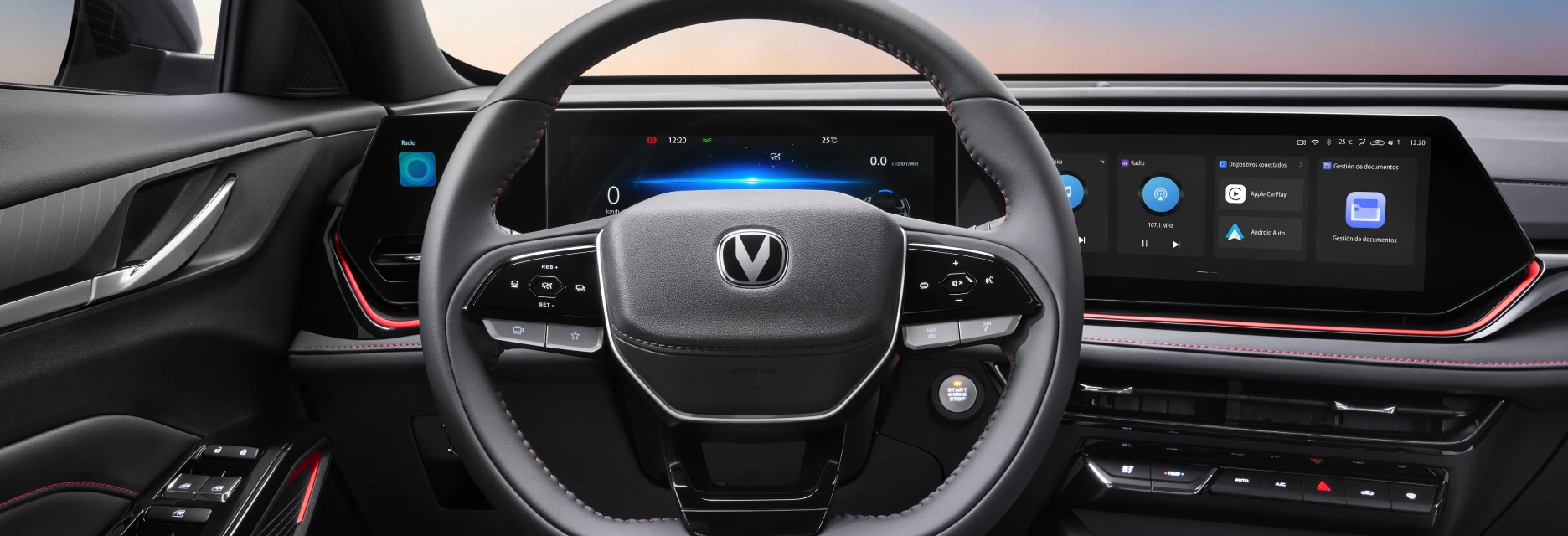 Pantallas digitales integradas