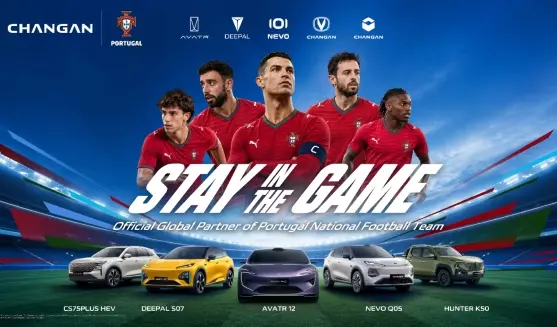 Changan Automobile sella alianza estratégica global con la selección nacional de fútbol de Portugal 